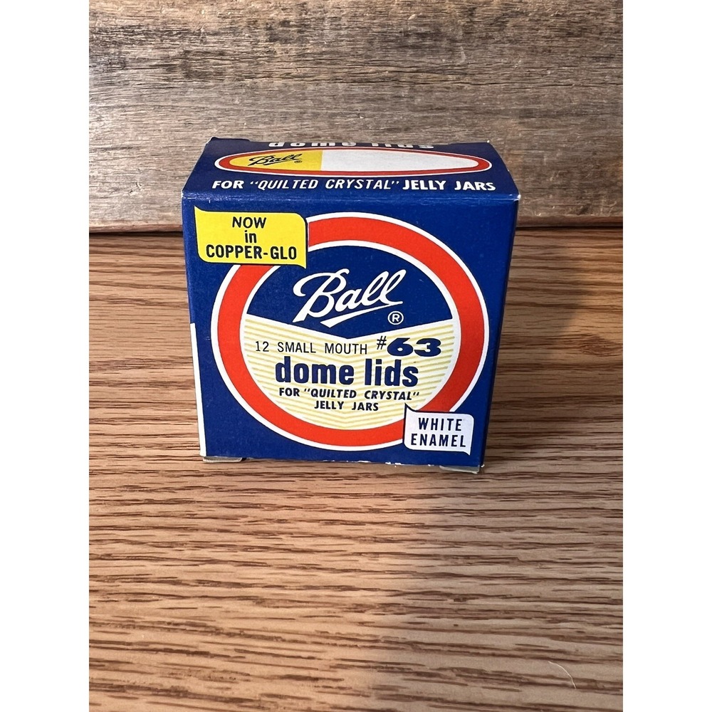 NOS Box Of 12 Regluar Lid  Vintage BALL Mason Dome‎ Lids Canning Small Mouth